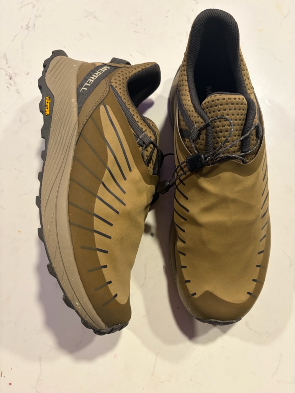Merrell Embark Lace Shield Moc Slip On Walking‎ Shoe J004785 Size 11 Vibram